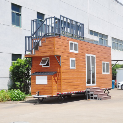 20 FT Prefabricated Houses Au Standard Modular Tiny House on Wheels with Trailer