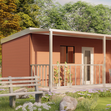 40FT Container House Prefab Folding House Granny Flat/Adu Pack Container House with High Quality