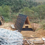 a Frame Prefab Cabin House Modular Homes Prefabricated Houses for Vacation