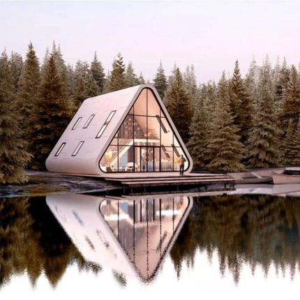 a-Frame Prefab Cabin Houses: Modular Homes and Prefabricated Vacation Hotel Cabins