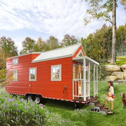 Affordable Luxury Tiny House on Trailer – Fast Delivery Modular Steel House