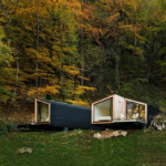 American Standard Light Steel Frame Prefabricated Holiday Cabin Aosta House Fast Construction