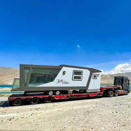 American Standard Light Steel Frame Structure Prefabricated Tiny House on Wheels