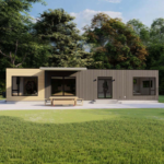 American Standard Light Steel Prefab Garden Studio Small House