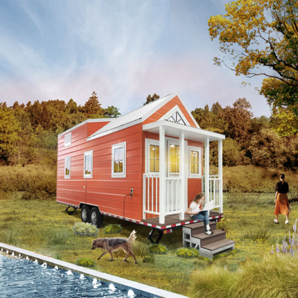 American Standard Light Steel Prefabricated Mobile House Tiny Home Modular House