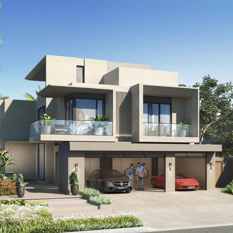 American Standard Light Steel Prefabricated Two-Story Jubail 5-Bedroom Villa-D2 American Standard Light Steel Prefabricated Two-Story Jubail 5-Bedroom Villa-D2