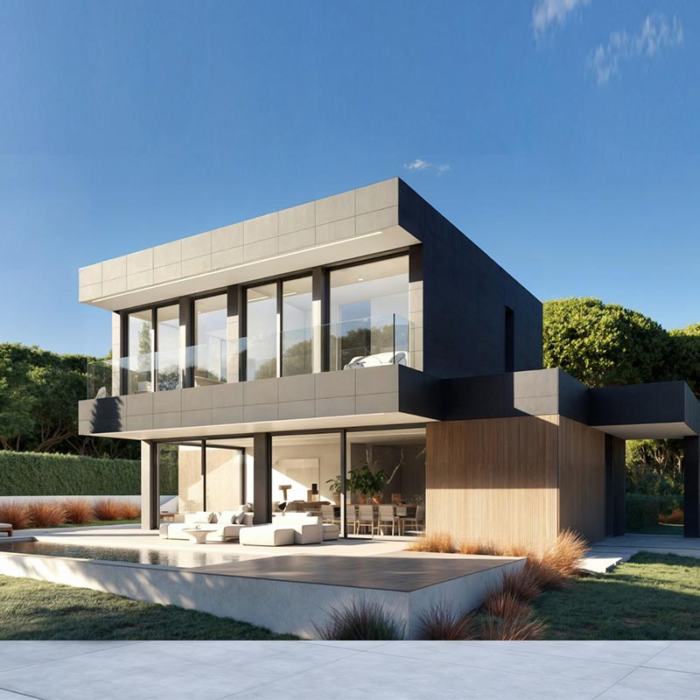 as/Ns Casa Prefabricada Modular Home with Fiber Cement Cladding - DEEP ...