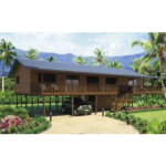 AS/NZS Light Gauge Steel Prefab Wooden Designed Bungalow Fast Construction Modular House