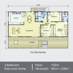 AS/NZS Light Gauge Steel Prefab Wooden Designed Bungalow Fast Construction Modular House