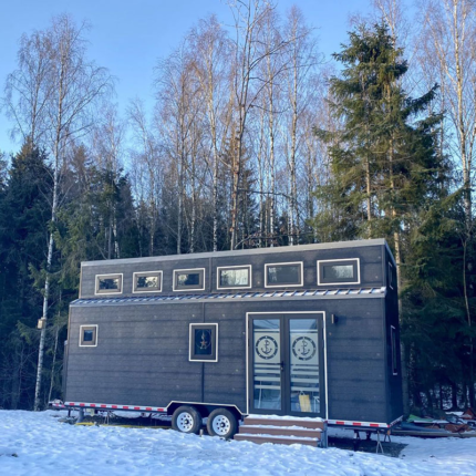 as/Us Modular Prefabricated House Trailer Caravan Tiny House on Wheels Munich Home