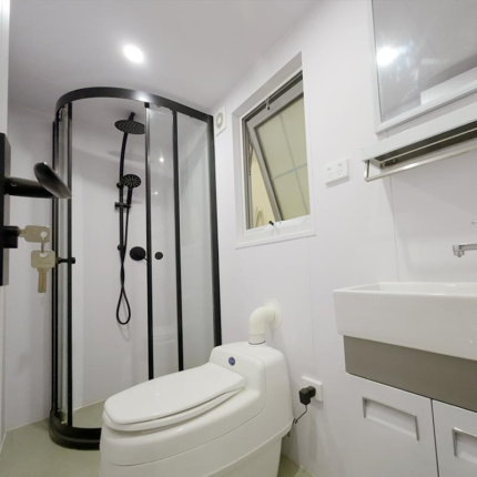 As4600 Prefabricated Tiny House Plan Steel Structure Tiny House on Wheels for Airbnb