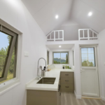 Assembled Trailer Tiny Homes Readyto Ship with Double Folding Glass Doors