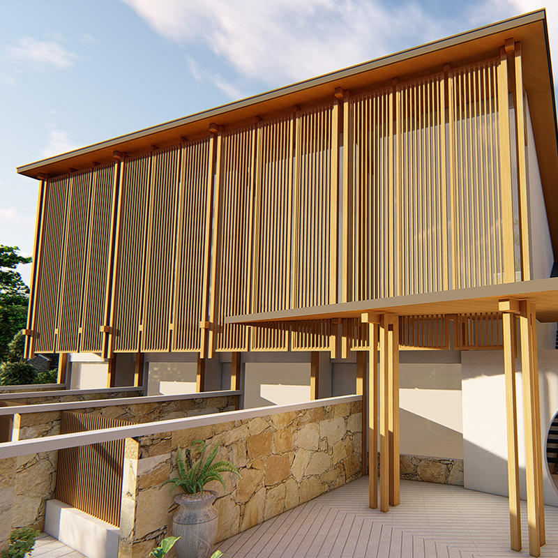 ASTM Light Steel Frame Modular Prefab House High Quality Low Cost Boutique Hotel