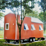 Au/CE Tiny House on Wheels New Design Traveling Caravans From China