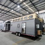 Au/EU/USA Standard Prefabricated Modular Tiny House on Wheels for Sell