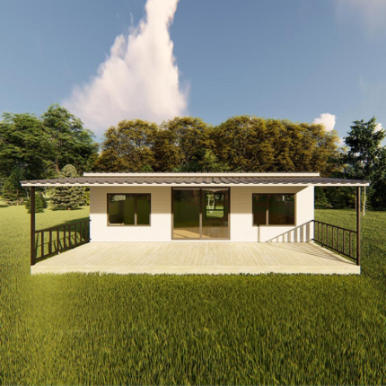 Au/Nzs Light Steel Prefab Granny Flat Foldable House Granny Flat/Adu Park Homes