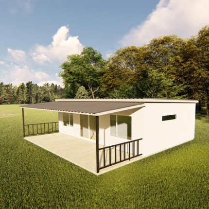 Au/Nzs Light Steel Prefab Granny Flat Foldable House Granny Flat/Adu Park Homes