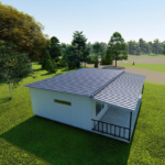 Au/Nzs/USA Light Steel Frame Prefabricated Houses Granny Flat Folding Dismountable Prefabricated House