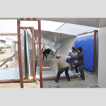 Au/Nzs/USA Standard Deepblue Cheaper Light Steel Frame Foldable Lotus Clinic House