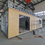 Au/Nzs/USA Standard Deepblue Chinese Prefab Light Steel Frame Foldable House Granny Flat