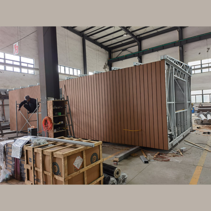 Au/Nzs/USA Standard Deepblue Chinese Prefab Light Steel Frame Foldable House Granny Flat
