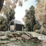 Au/Nzs/USA Standard Deepblue Light Steel Frame Deepblue Smarthouse Prefabricated Modern Cabin House
