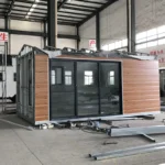 Au/Nzs/USA Standard Deepblue Prefab High Quality Light Steel Frame Foldable House for Rent