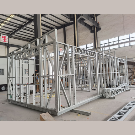 Au/Nzs/USA Standard Deepblue Prefab Light Steel Frame Foldable House 2130 for Rent