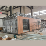 Au/Nzs/USA Standard Deepblue Prefab Light Steel Frame Foldable House 2130 for Rent