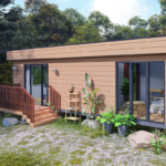 Au/Nzs/USA Standard Deepblue Prefab Light Steel Frame Foldable House Granny Flat Adu