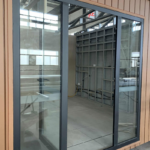 Au/Nzs/USA Standard Deepblue Prefab Light Steel Frame Folding Container House