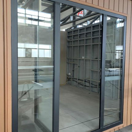 Au/Nzs/USA Standard Deepblue Prefab Light Steel Frame Folding Container House