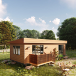 Au/Nzs/USA Standard Deepblue Prefab Light Steel Frame Folding Container House
