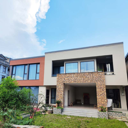 Au/Nzs/USA Standard Deepblue Prefab Light Steel Frame Vienna House