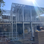 Au/Nzs/USA Standard Deepblue Prefab Light Steel Frame Vienna House