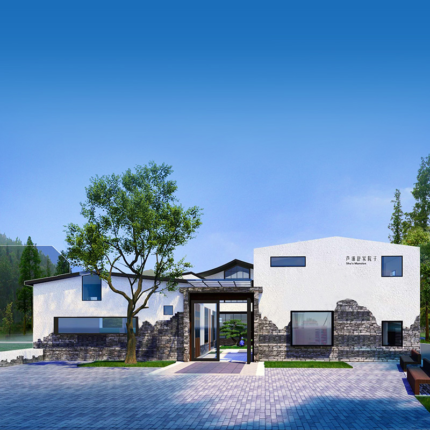 Au/Nzs/USA Standard Deepblue Prefabricated Building Light Steel Frame Retirement Center