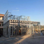 Au/Nzs/USA Standard Deepblue Prefabricated Houses High Quality Light Steel Frame Villa