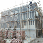 Au/Nzs/USA Standard Deepblue Prefabricated Houses High Quality Light Steel Frame Villa