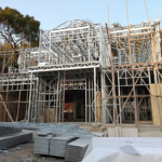 Au/Nzs/USA Standard Deepblue Prefabricated Houses High Quality Light Steel Frame Villa