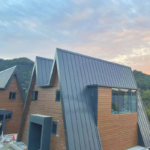 Au/Nzs/USA Standard Deepblue Prefabricated Houses Light Steel Frame a House