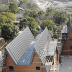 Au/Nzs/USA Standard Deepblue Prefabricated Houses Light Steel Frame a House