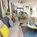 Au/Nzs/USA Standard Deepblue Prefabricated Houses Light Steel Frame Villa House