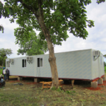 Au/Nzs/USA Standard Deepblue Smarthouse Light Steel Frame Prefab Foldable Lotus Clinic House