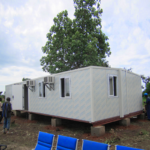 Au/Nzs/USA Standard Deepblue Smarthouse Light Steel Frame Prefab Foldable Lotus Clinic House