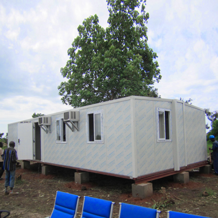 Au/Nzs/USA Standard Deepblue Smarthouse Light Steel Frame Prefab Foldable Lotus Clinic House