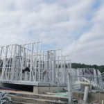 Au/Nzs/USA Standard Deepblue Smarthouse Light Steel Frame Prefabricated Building a House