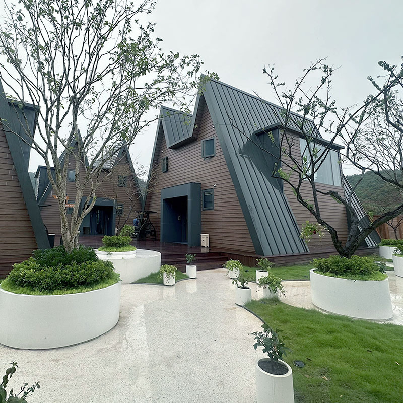 Au/Nzs/USA Standard Deepblue Smarthouse Light Steel Frame Prefabricated Building a House Au/Nzs/USA Standard Deepblue Smarthouse Light Steel Frame Prefabricated Building a House