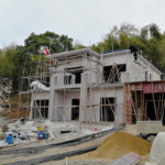 Au/Nzs/USA Standard Deepblue Smarthouse Prefab High Quality Light Steel Frame Villa