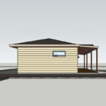 Au/Nzs/USA Standard Deepblue Smarthouse Prefab High Quality Light Steel Frame Foldable House Design for Rent