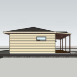 Au/Nzs/USA Standard Deepblue Smarthouse Prefab High Quality Light Steel Frame Foldable House Design for Rent